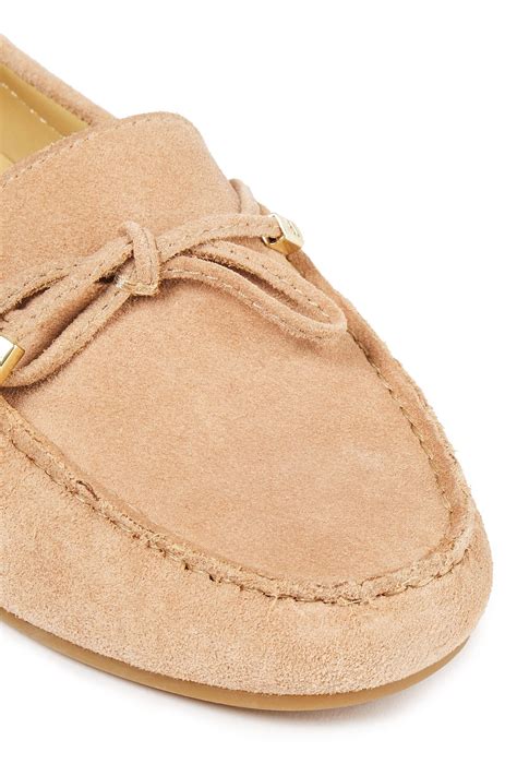 michael michael kors sutton suede loafers brandy|michael kors sutton loafers .